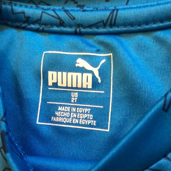 Blue puma shirt 2T - Picture 2 of 4